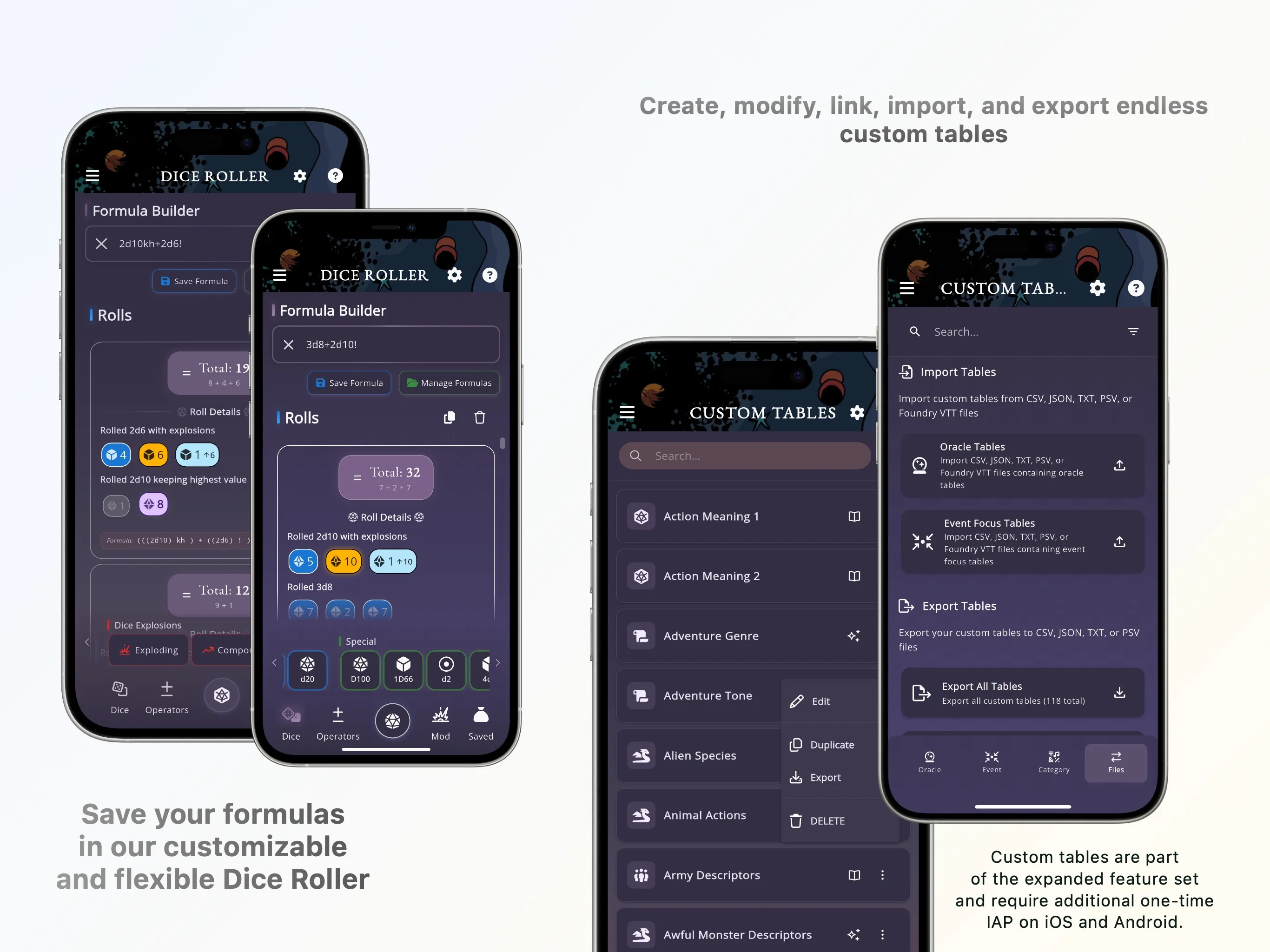 Mythic GME Digital — desktop layout showing panels and log